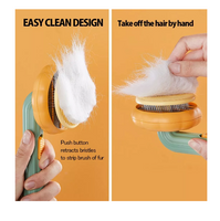 Cepillo Masajeador Peine Para Mascotas D